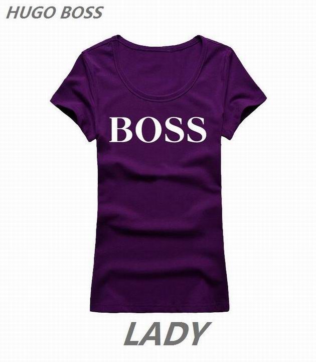 BOSS short round collar T woman S-XL-042